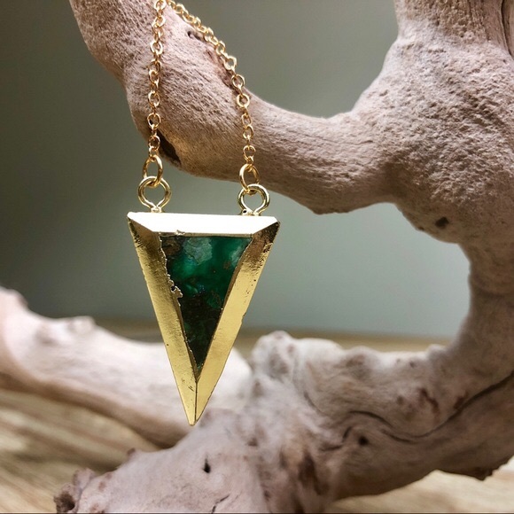 💫🆕 E&L ✨🌙 Chrysoprase Australian Jade Necklace - Picture 2 of 8